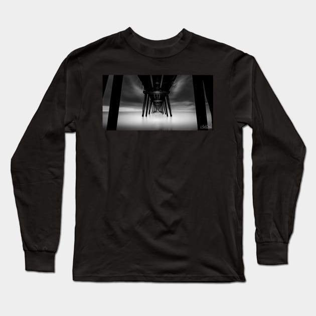 Largs Bay Jetty Long Sleeve T-Shirt by lordveritas